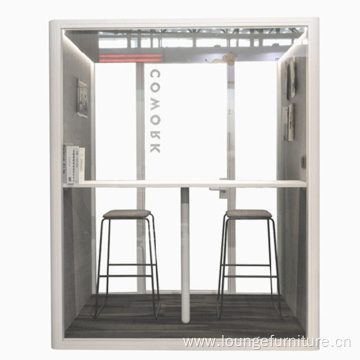 European Style Office Booth Meeting Soundproof Double Booth